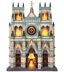 Cathédrale St. Patrick pour village de Noël