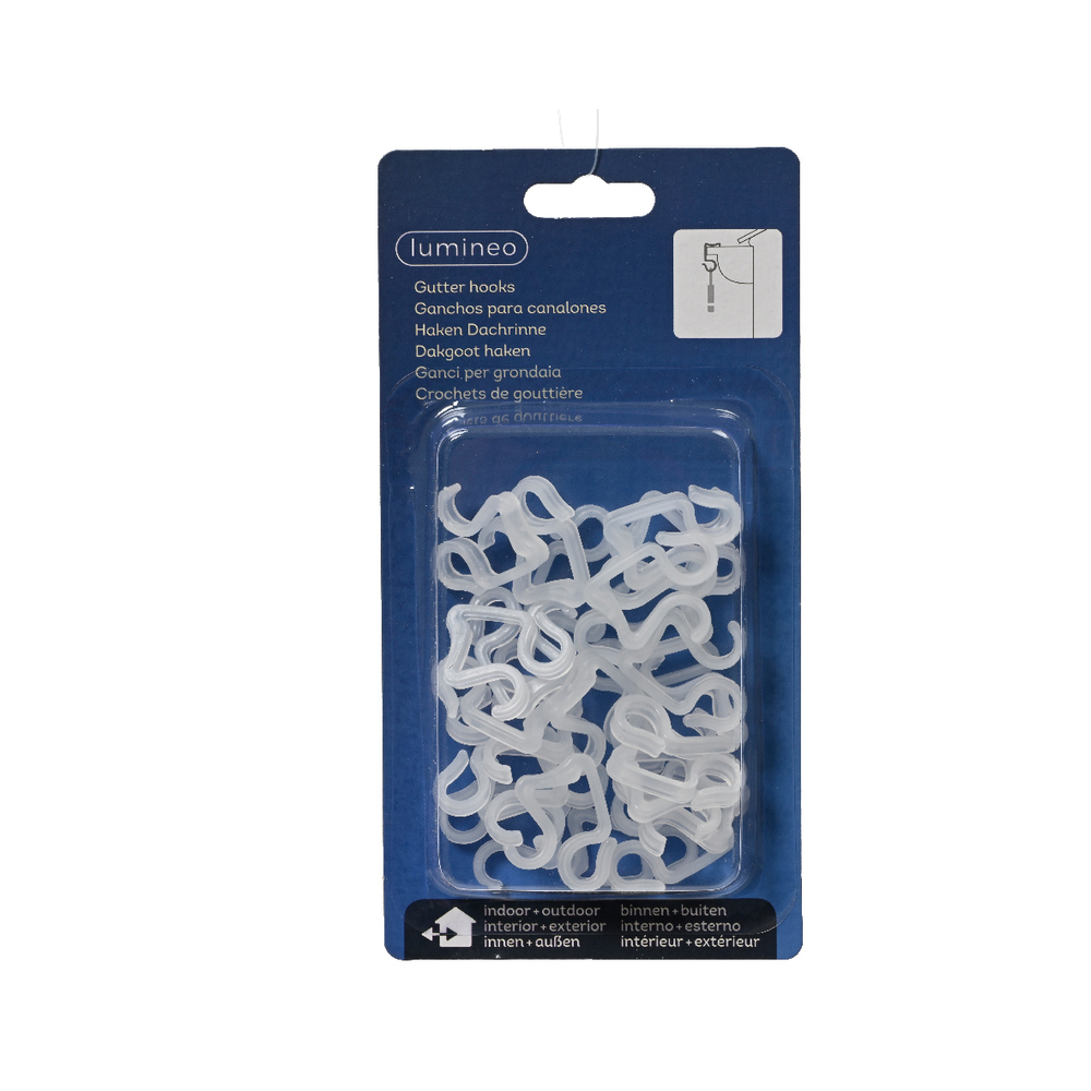 Crochet goute 3,5x2,5cm - 24pièces