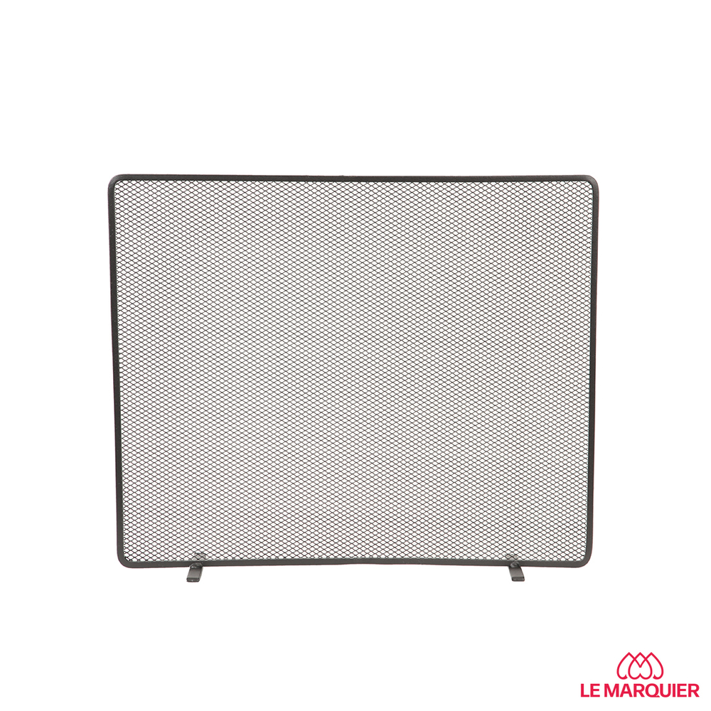 Pare-feu 1 volet L60cm H50cm acier trempé peint