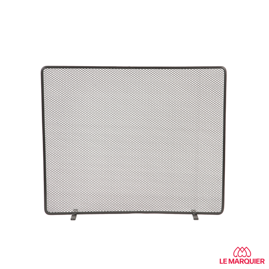 Pare-feu 1 volet L60cm H50cm acier trempé peint