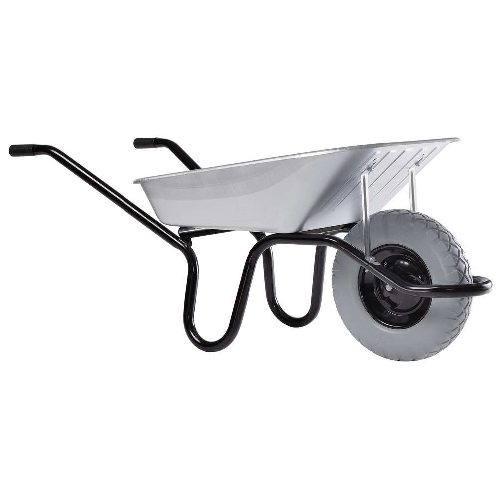 Brouette aktiv premium galvanisée 90 litres 1 roue increvable