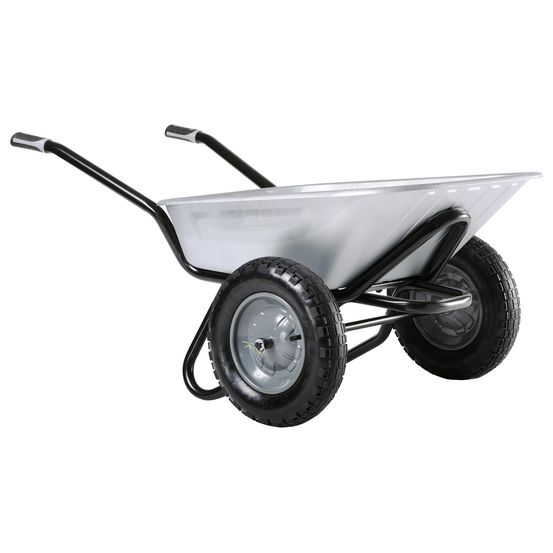 Brouette aktiv excellium galvanisée 100 litres 2 roues