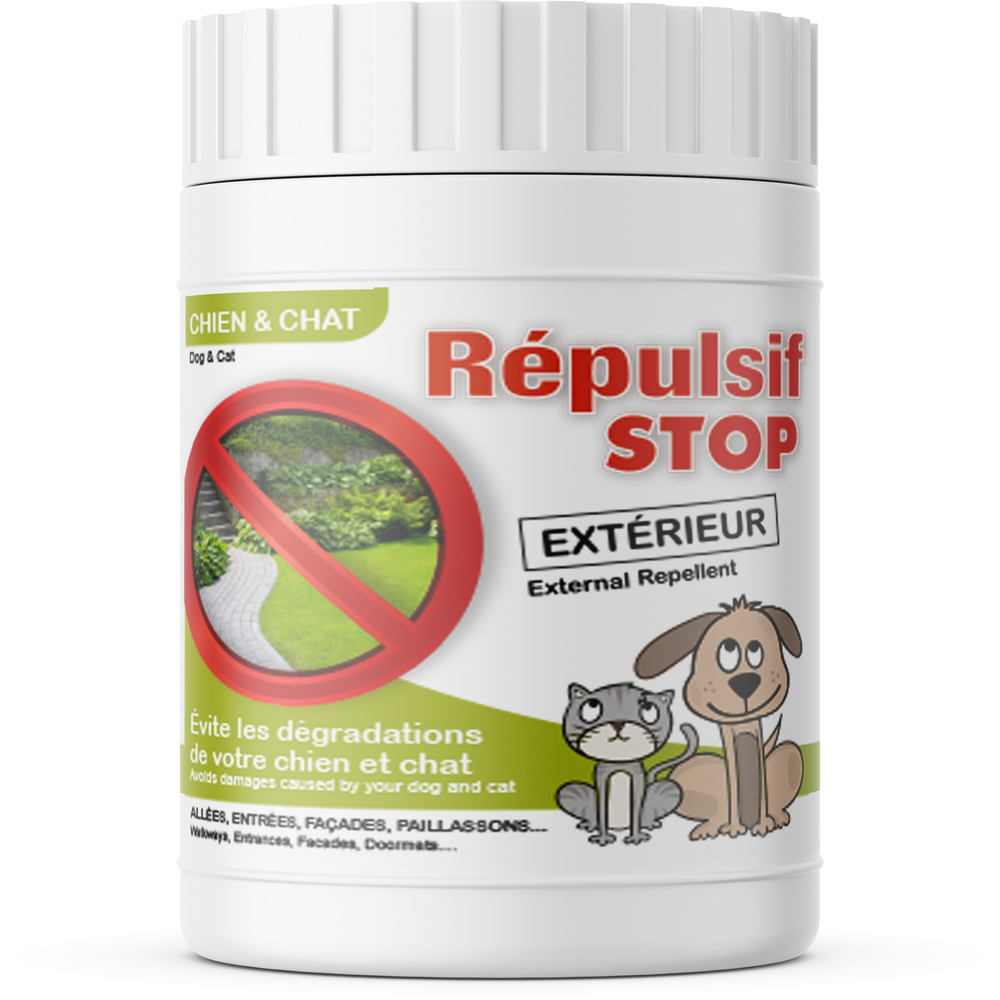 Répulsif extérieur granulés Stop, pour chien et chat (400g)