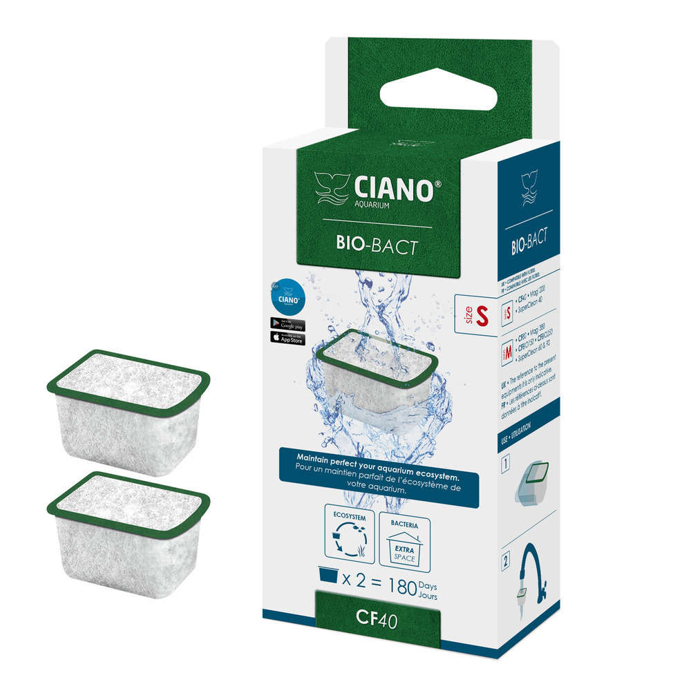 Cartouches Bio-Bact x2: Taille S