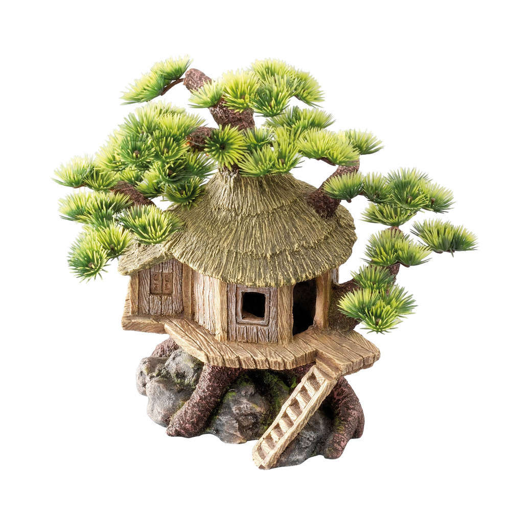 DÃ©co d'aquarium bonsaÃ¯ house : L.20xh.20cm