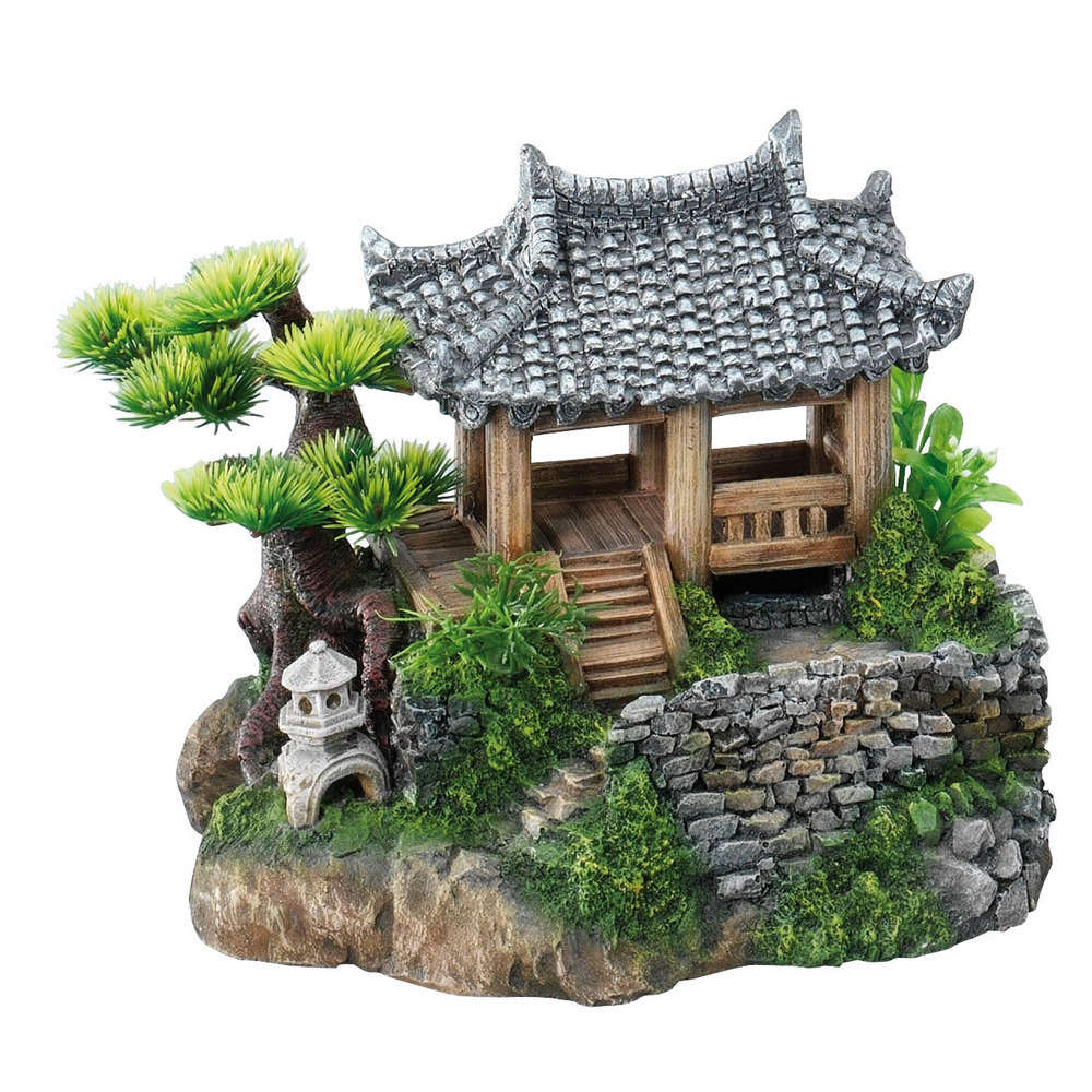 Décoration d'aquarium, Korean cottage - L22,5xl19xH18,5cm