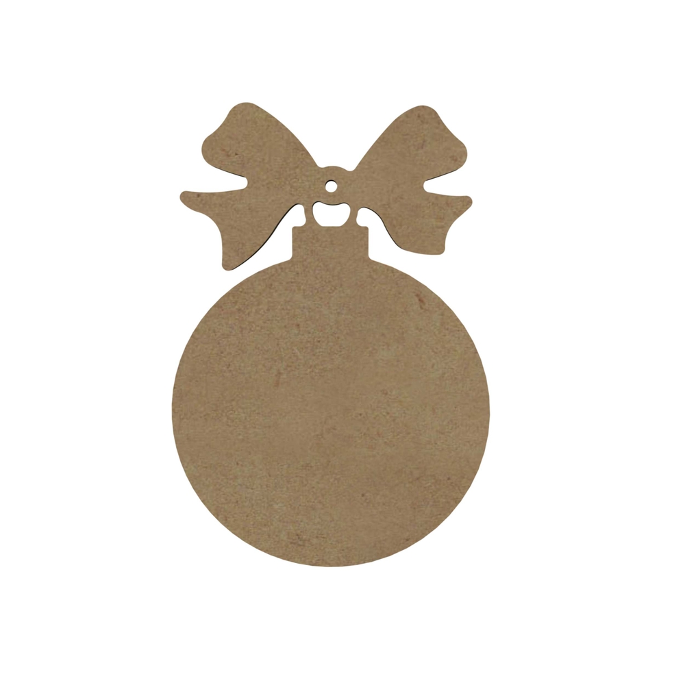 Forme en médium - Boule nœud 15 cm