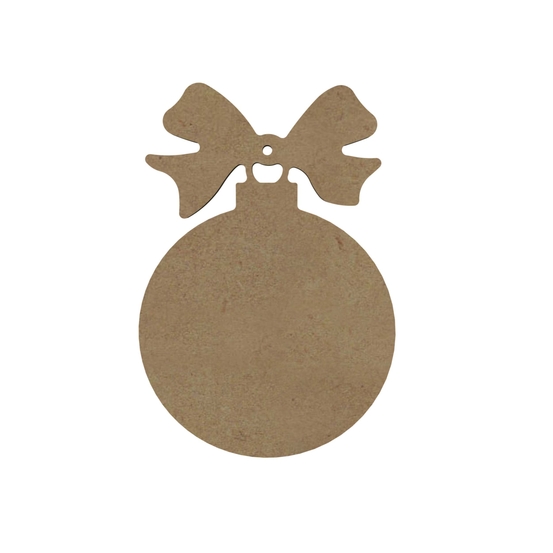 Forme en médium - Boule nœud 15 cm