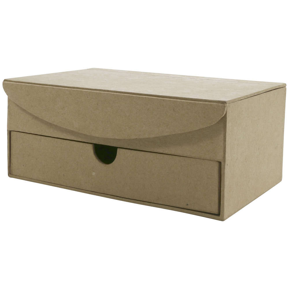 Boîte à bijoux, en papier mâché 19x11cm