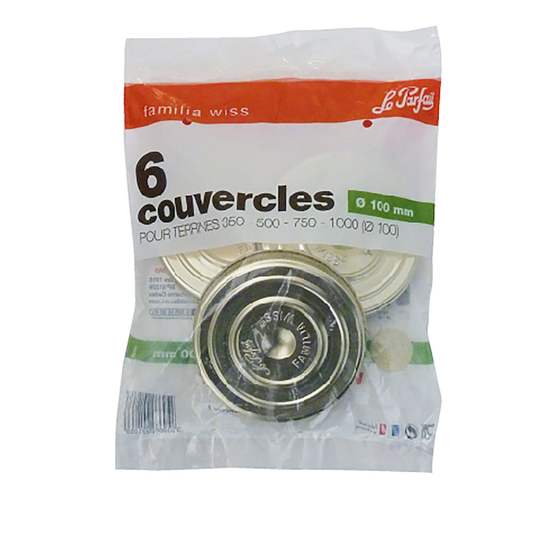 Couvercles FW D10 CM SACHET 6