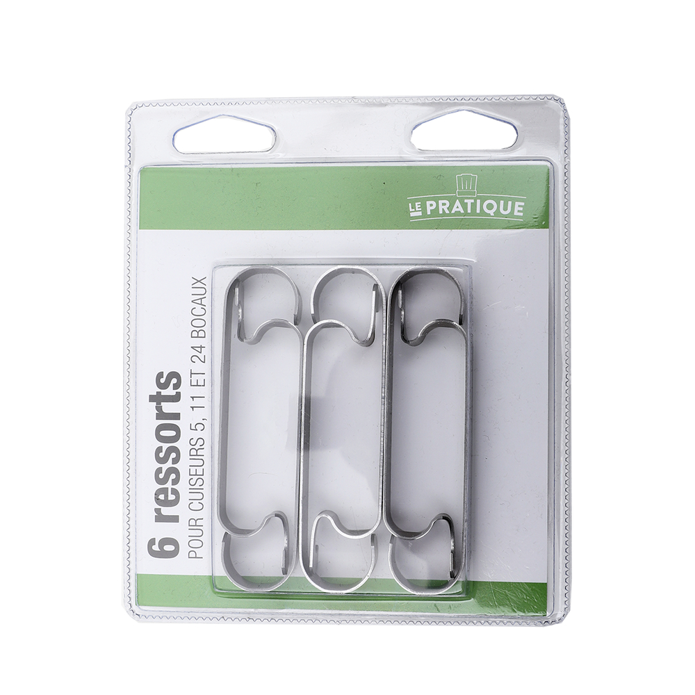 Lot 6 ressorts pour stÃ©rilisateur 7,5x2x10cm