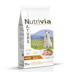 Nutrivia Nature Aliments complet pour chien : Poulet 12 kg