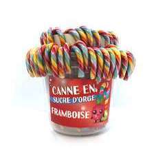 SUCRE ORGE CANNE FRAMBOISE 28G