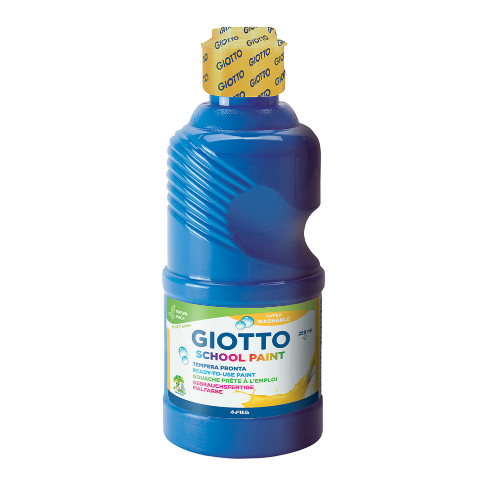 Gouache :flacon, 250mL,bleu outremer