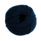 Pelote Wolly Merinos en laine coloris bleu foncé 079 - 50 g