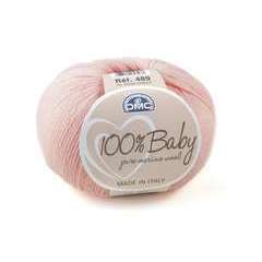 Laine 100% Baby, la pelote de 50 gr - Rose - 041
