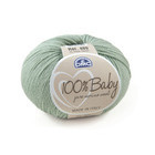 Pelote 100 % baby en laine coloris vert 082 - 50 g