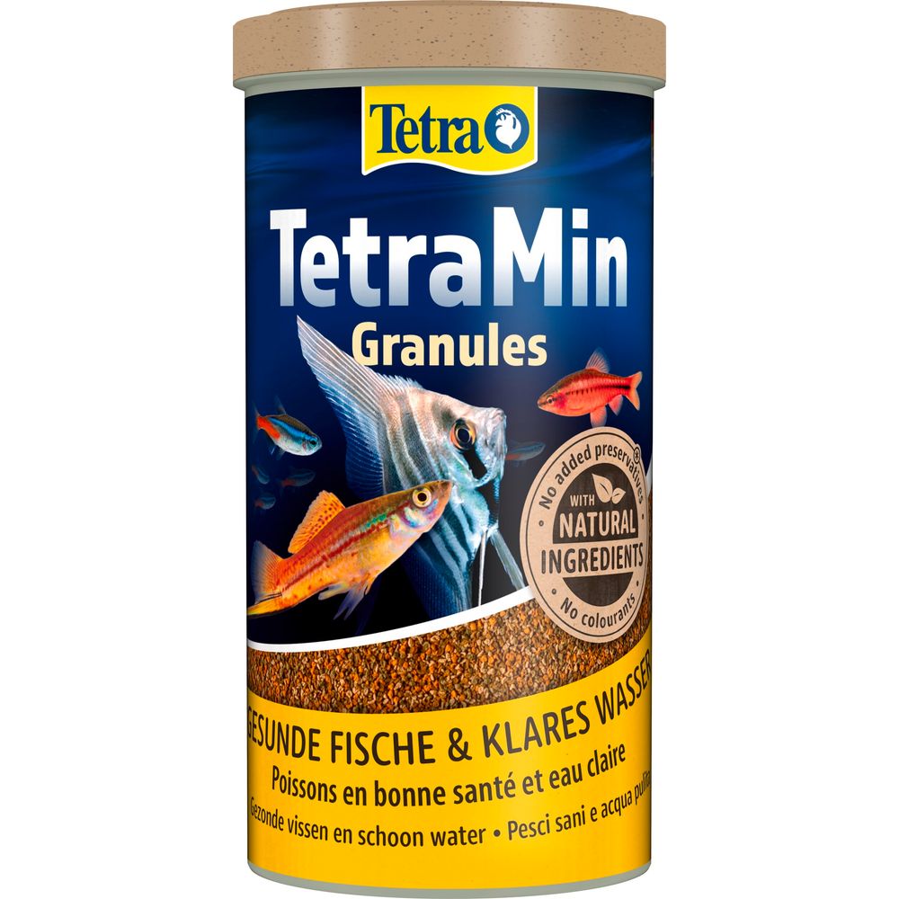 Nourriture pour poissons de pleine eau TetraMin Granules : 1L