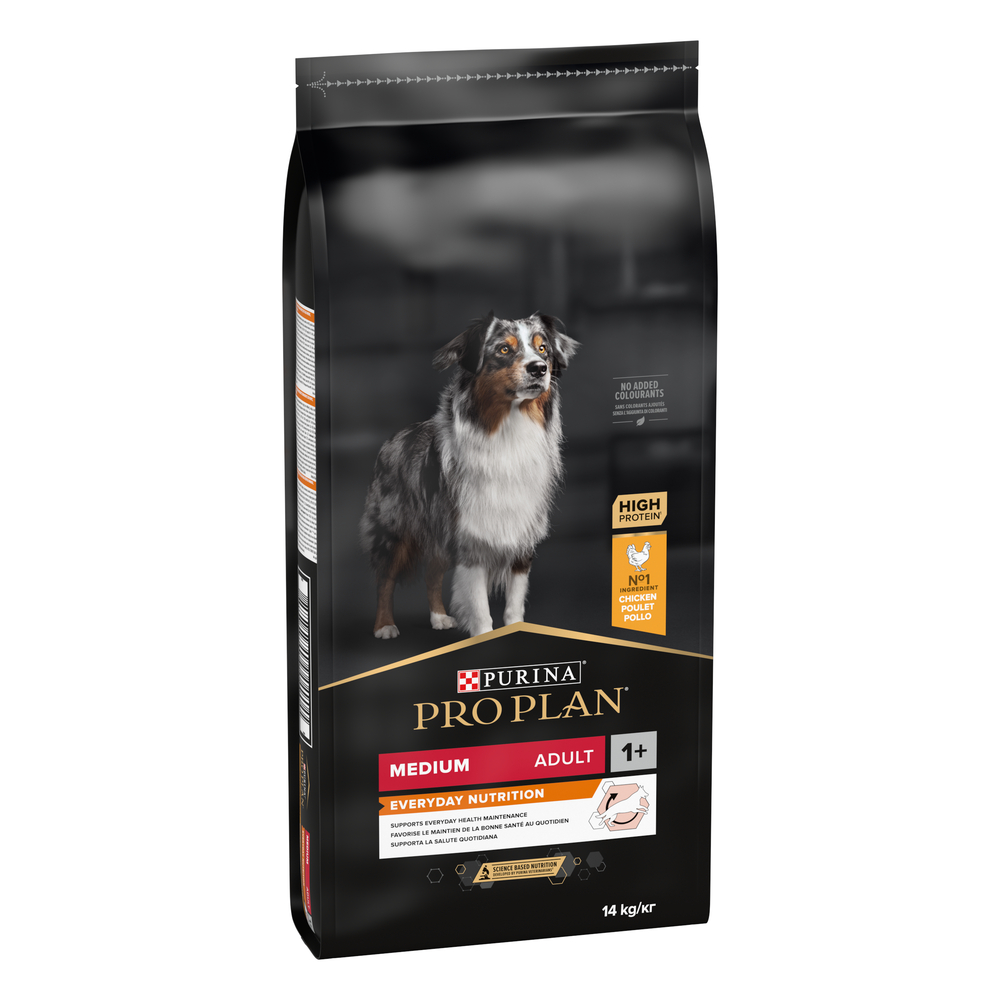 Croquettes pour chien adulte moyen : 14 kg