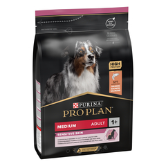 Croquettes chien adulte Peau sensible avec Optiderma : 3 kg
