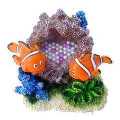 Décoration d'aquarium clown fish 8 : L6xl3,5xH4 cm