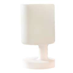Lampe sans fil Alina, blanche Ø 15 x H. 28 cm