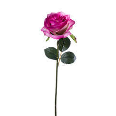 Tige Rose Simone artificielle, violette H. 45 cm