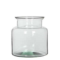 Vase Mathew, en verre : H.18xD.19 cm