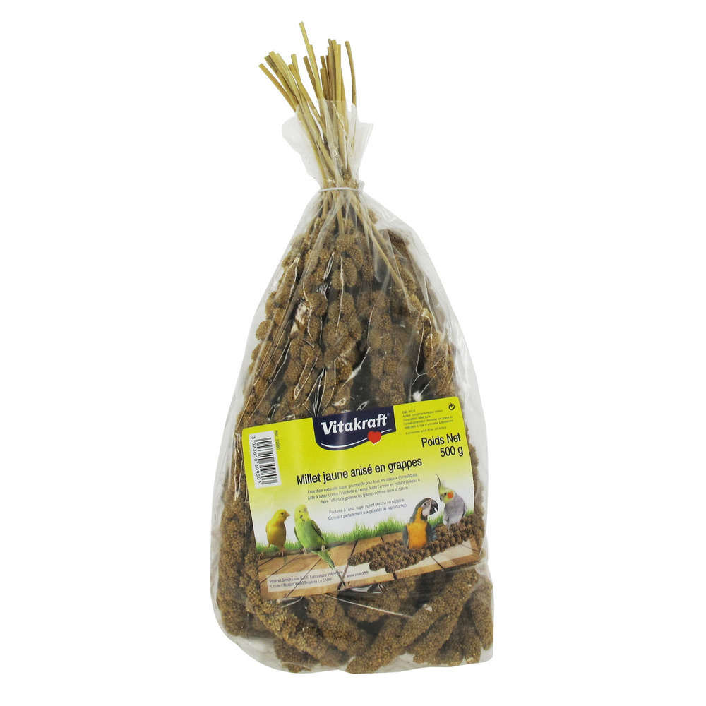 Millet jaune anisé pour bec crochu - 500 g