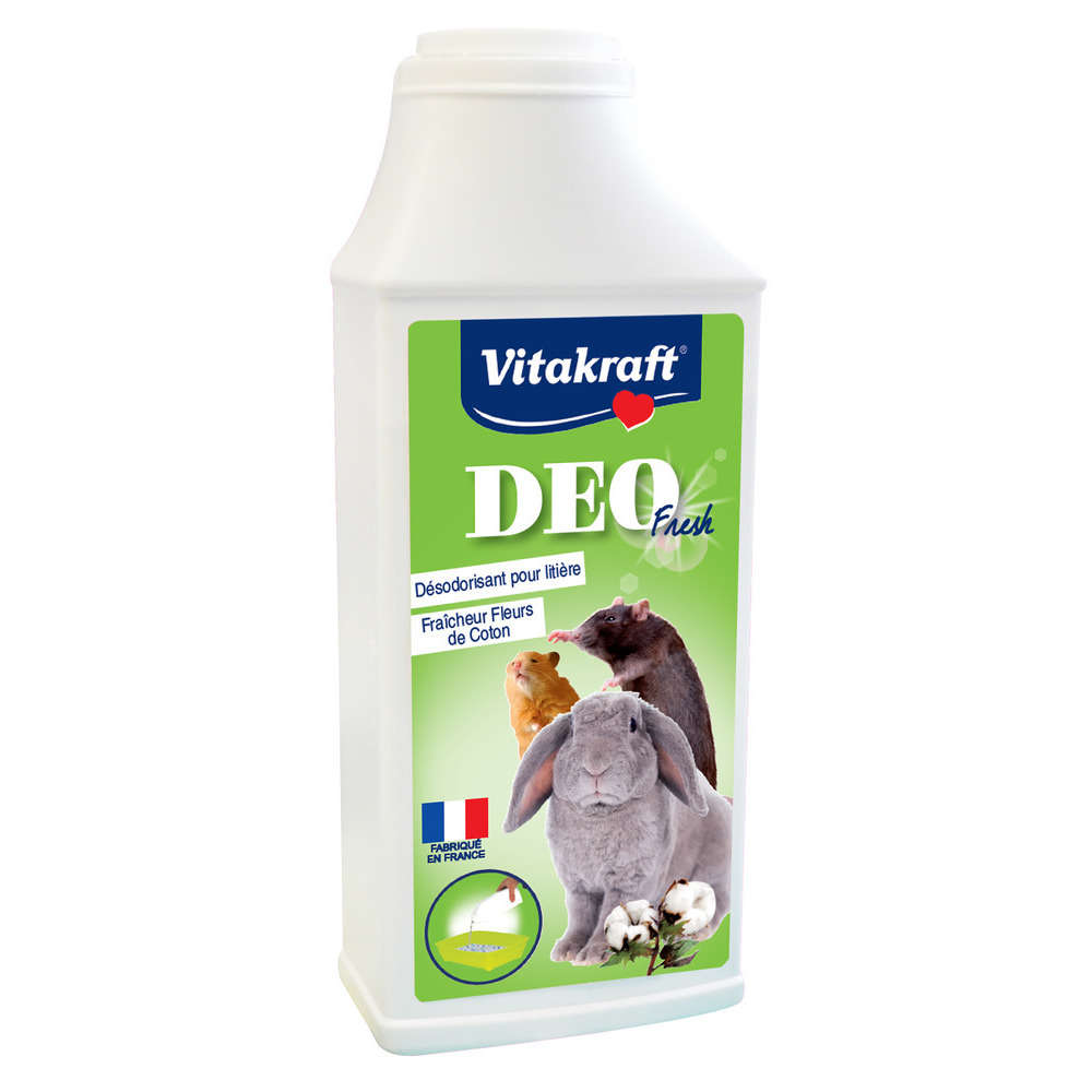 Désodorisant Fresh fleurs de coton pour litière rongeur : 300 ml