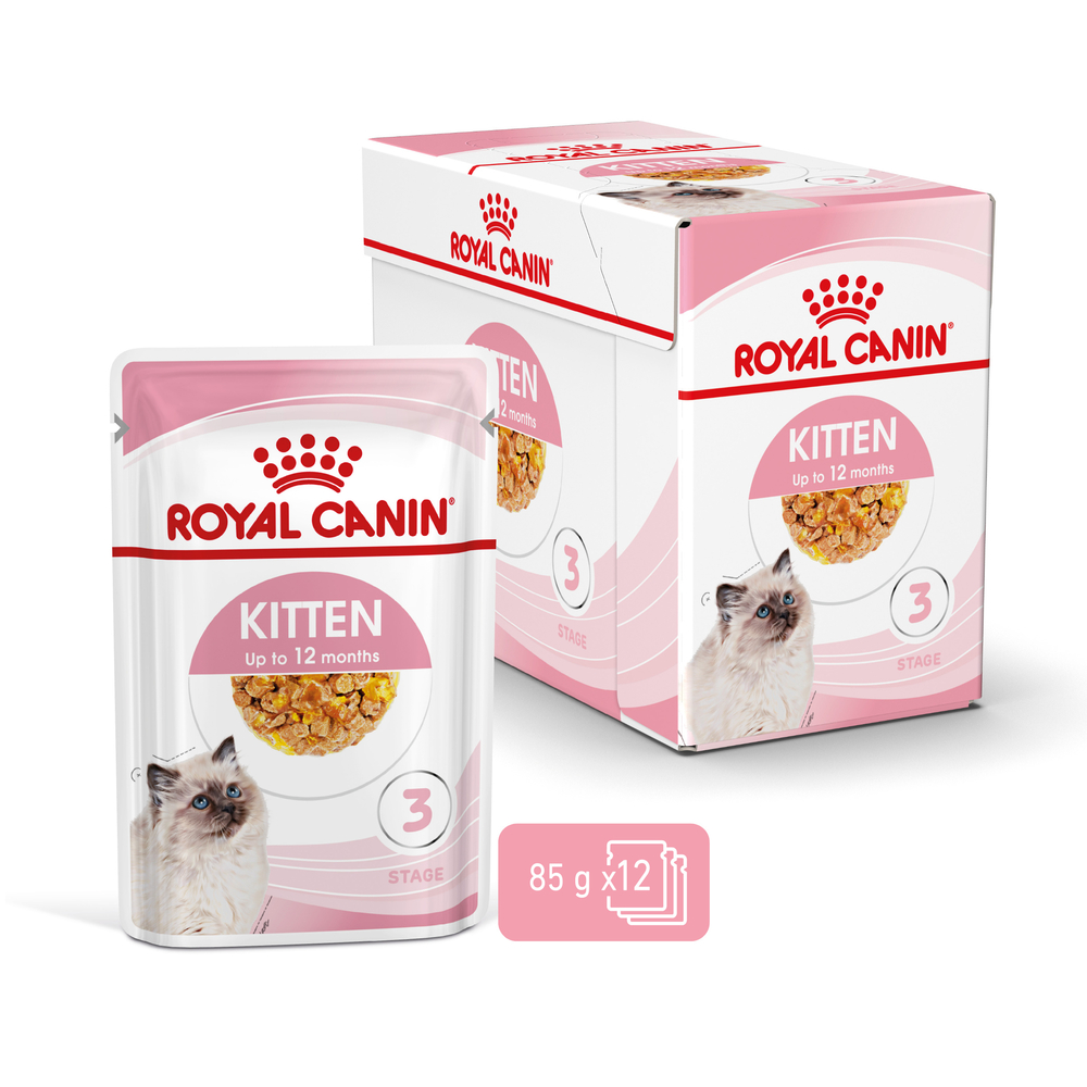 Sachet FHN Kitten gelée pour chaton : 12x85g