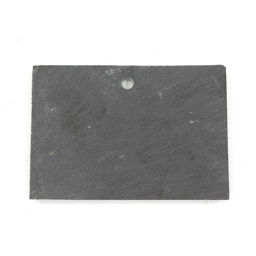 Etiquette rectangulaire, en ardoise naturelle l. 10,5 x H. 7,5 cm