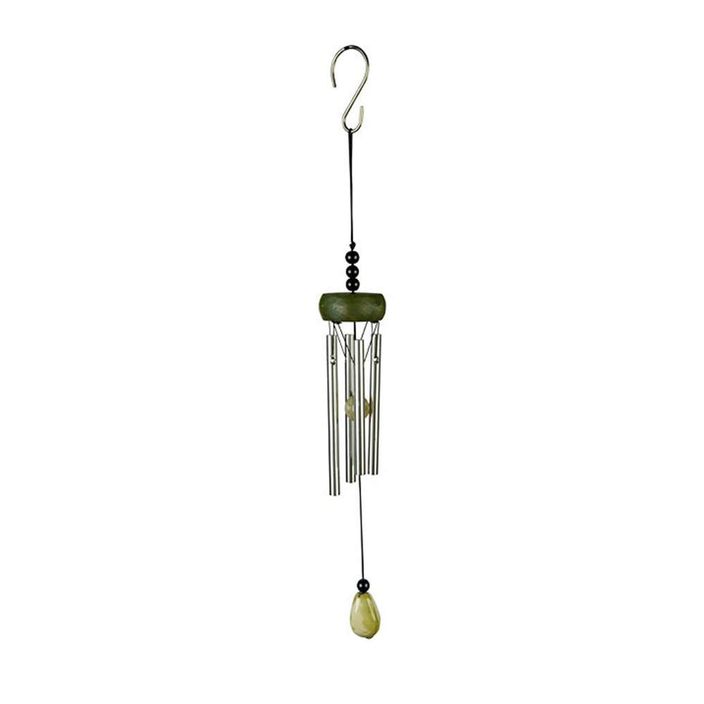 Carillon Mini Gemme en aluminium argenté - D.3xH.20 cm