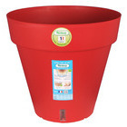 Pot Loft Réserve d'eau Polypropylène 100% recyclable Rouge Ø29xH.27cm