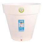 Pot Loft Réserve d'eau Polypropylène 100% recyclable Blanc Ø49xH.45cm