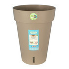 Pot Loft Haut Réserve H2O en polypropylène 100% recyclable Taupe H52cm