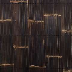 Panneau lamelle Pleio, bambou naturel noir - l.200 x H.100cm