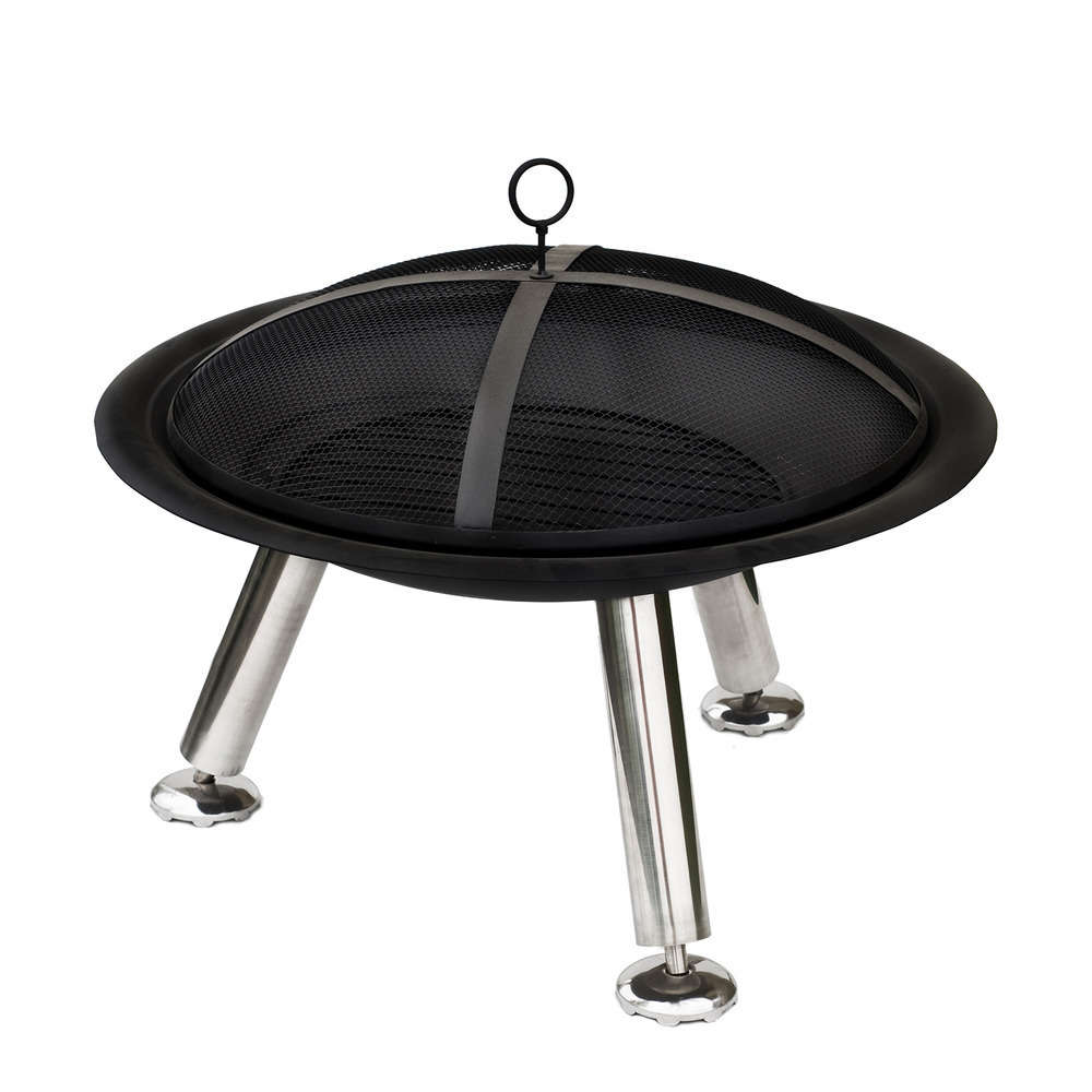 Brasero stamford en acier H62cm Diam 75cm