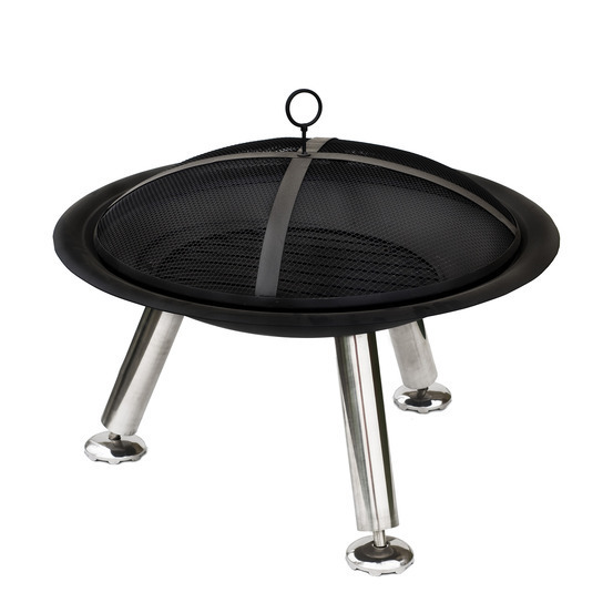 Brasero stamford en acier H62cm Diam 75cm