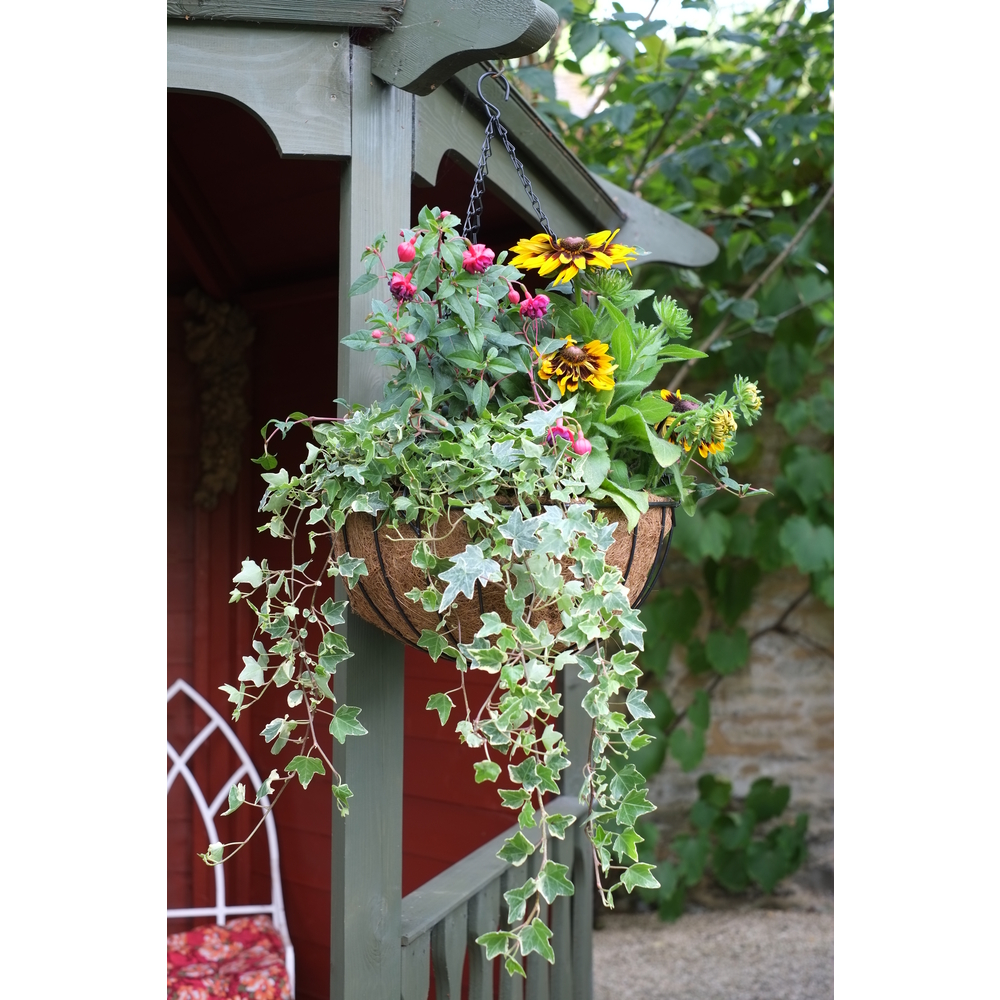 Suspension corbeille Smart, métal/coco Ø 30 cm