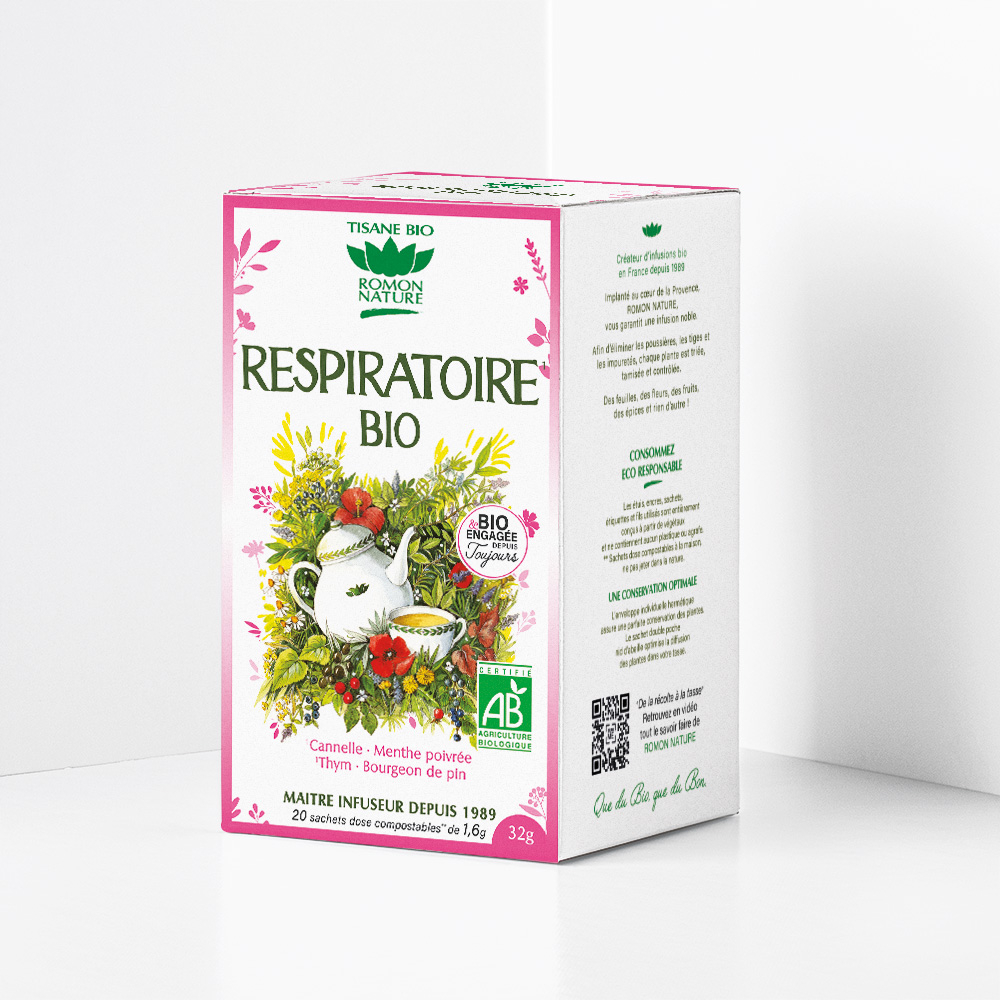 Tisane respiratoire, boîte de 20 sachets