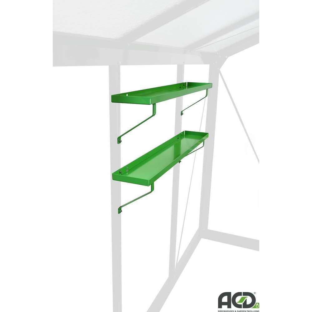 Set de 2 Ã©tagÃšres: laquÃ©es L.86xl.15cm