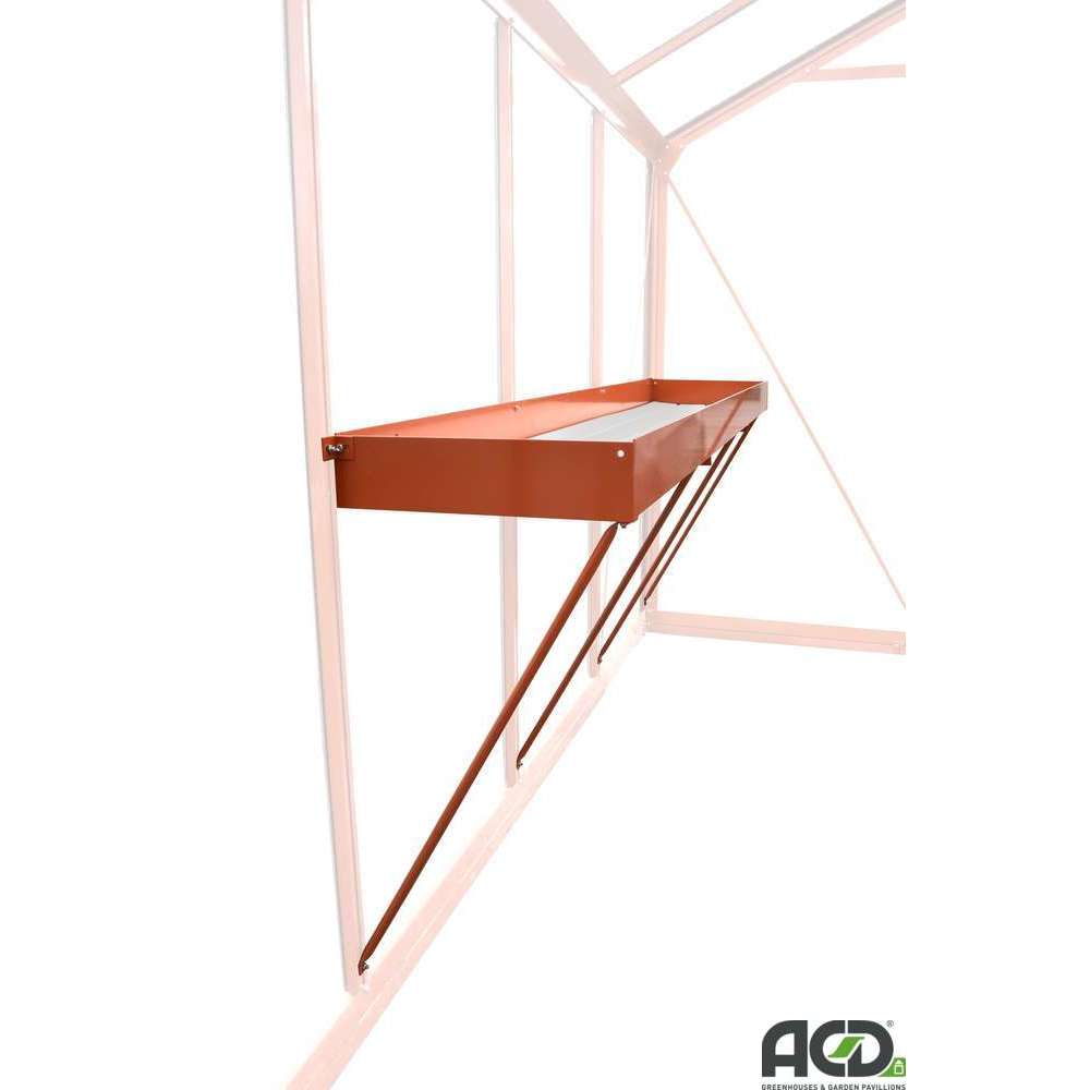 Table pour plantes: brute, L.217xl.42cm