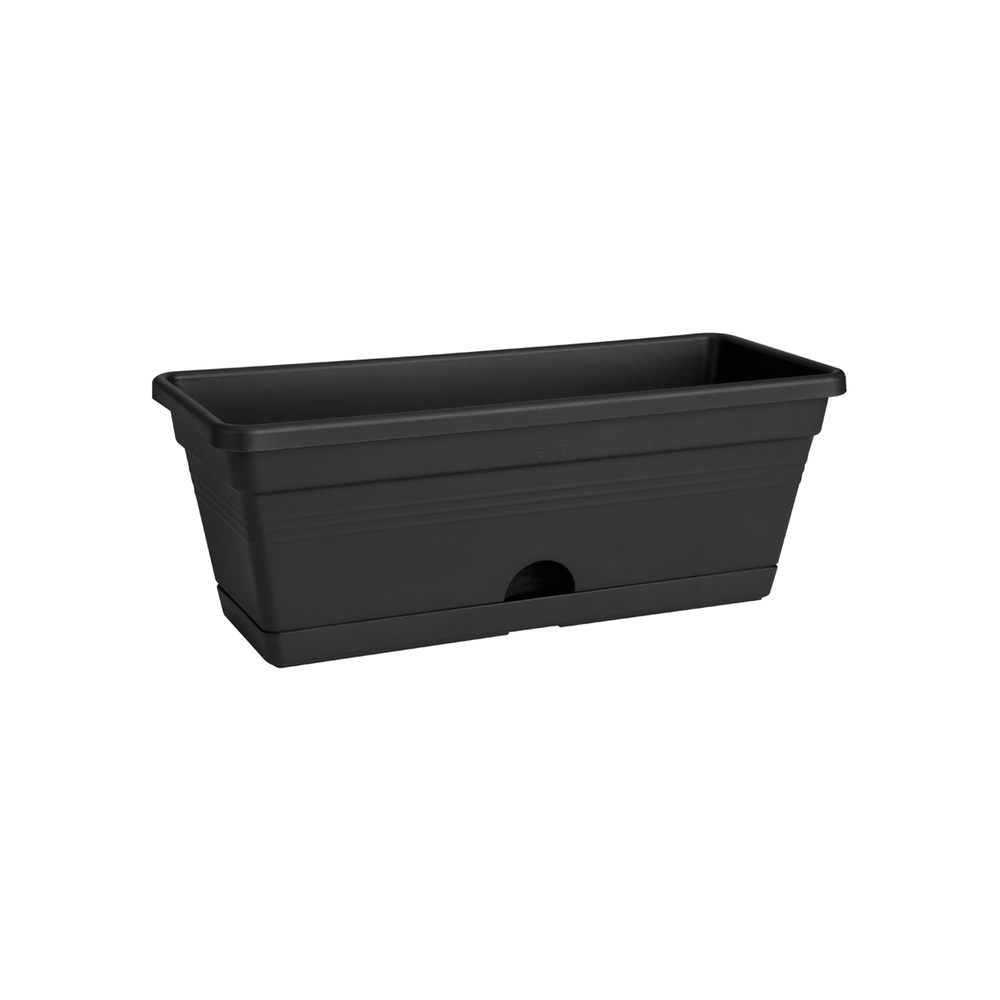 Jardinière green basicsen plastique noir - 29,8x11,9x10,6 cm