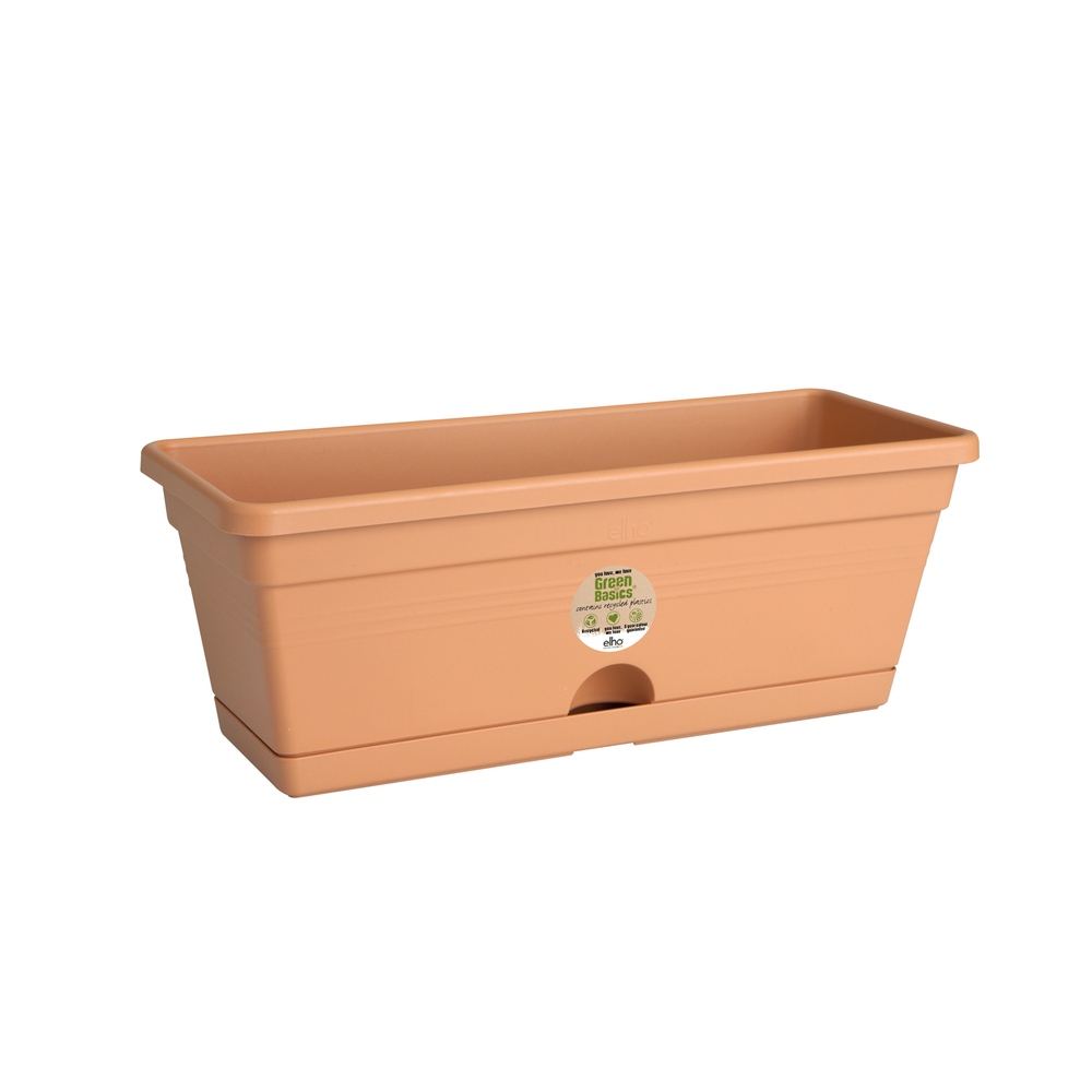 Jardinière green basicsen plastique terre cuite - 29,8x11,9x10,6cm