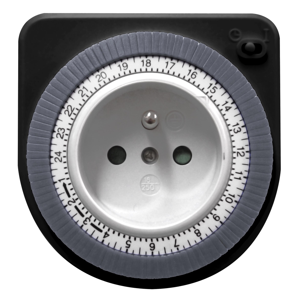 Programmateur journalier pour aquarium : Noir