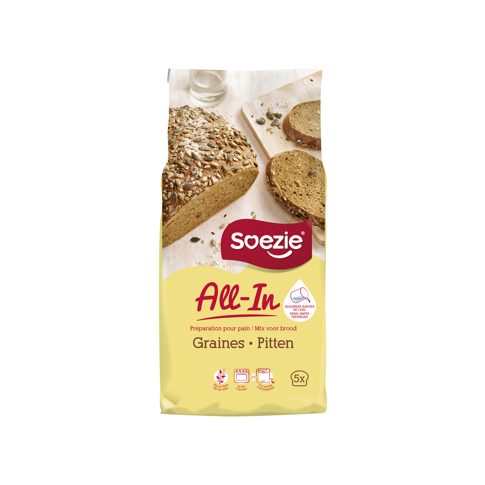 Farine All-In pour pain aux graines, 2,5kg