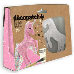Mini kit créatif pour décorer une chambre d'enfant - Licorne Decopatch