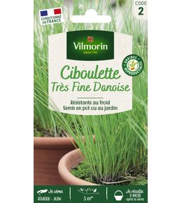 Graines de ciboulette très fine Danoise en sachet