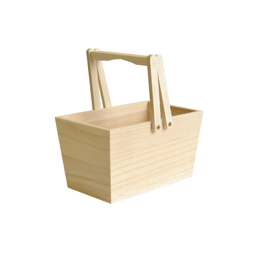 Panier en bois L. 16 x 10 cm